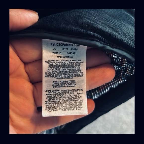 Columbia black omni heat hooded elastic pull closure puffer jacket mens sz xxl - Picture 12 of 12